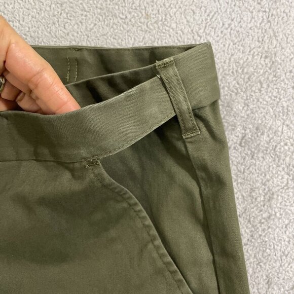 NWOT Lands' End Men's 42 Chino Pants Forest Moss Traditional Fit Elastic Waist - Picture 7 of 8